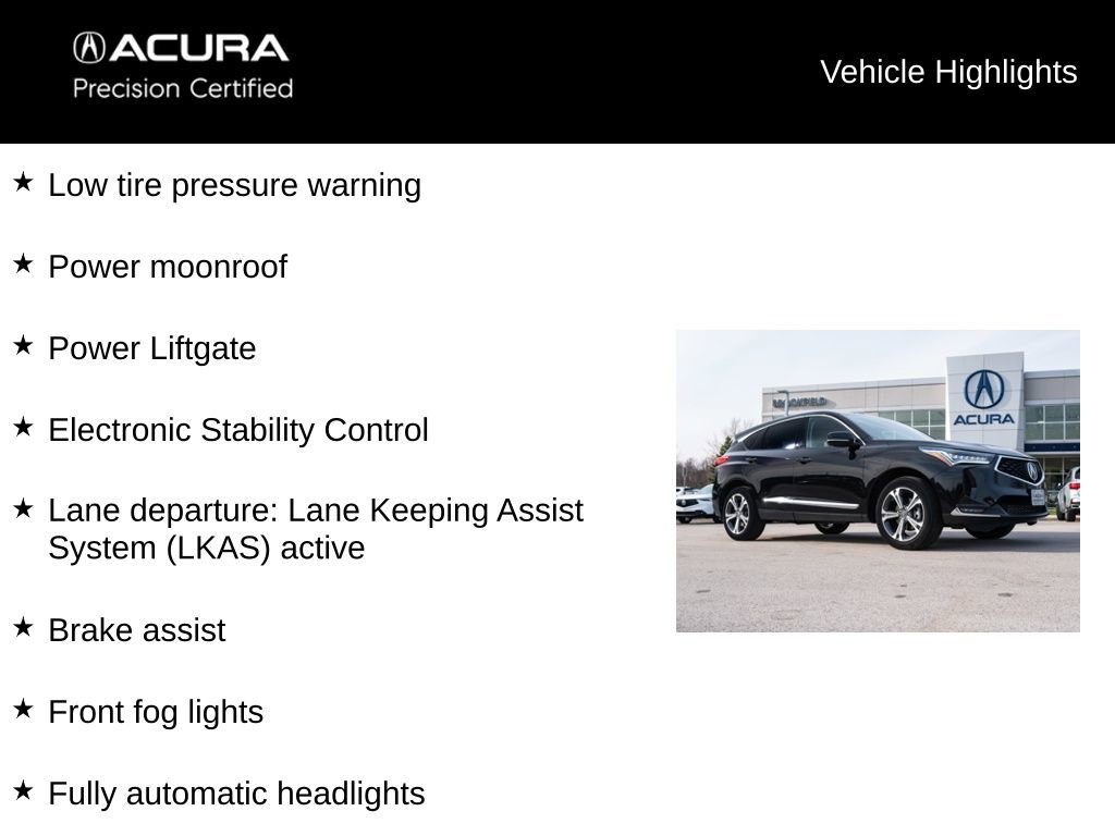 Certified 2023 Acura RDX AWD w/ Advance Package image 13