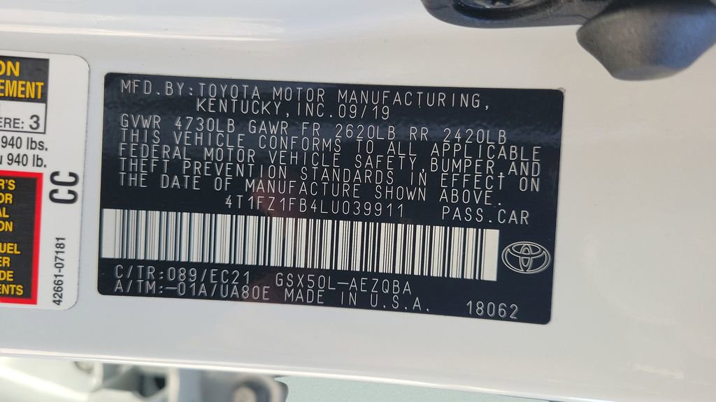 Certified 2020 Toyota Avalon TRD FWD image 25