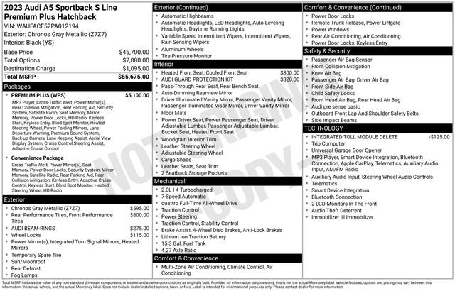Used 2023 Audi A5 2.0T Premium Plus w/ Premium Plus image 35