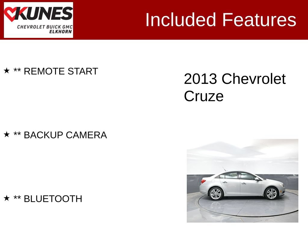 Used 2013 Chevrolet Cruze LTZ FWD video 2