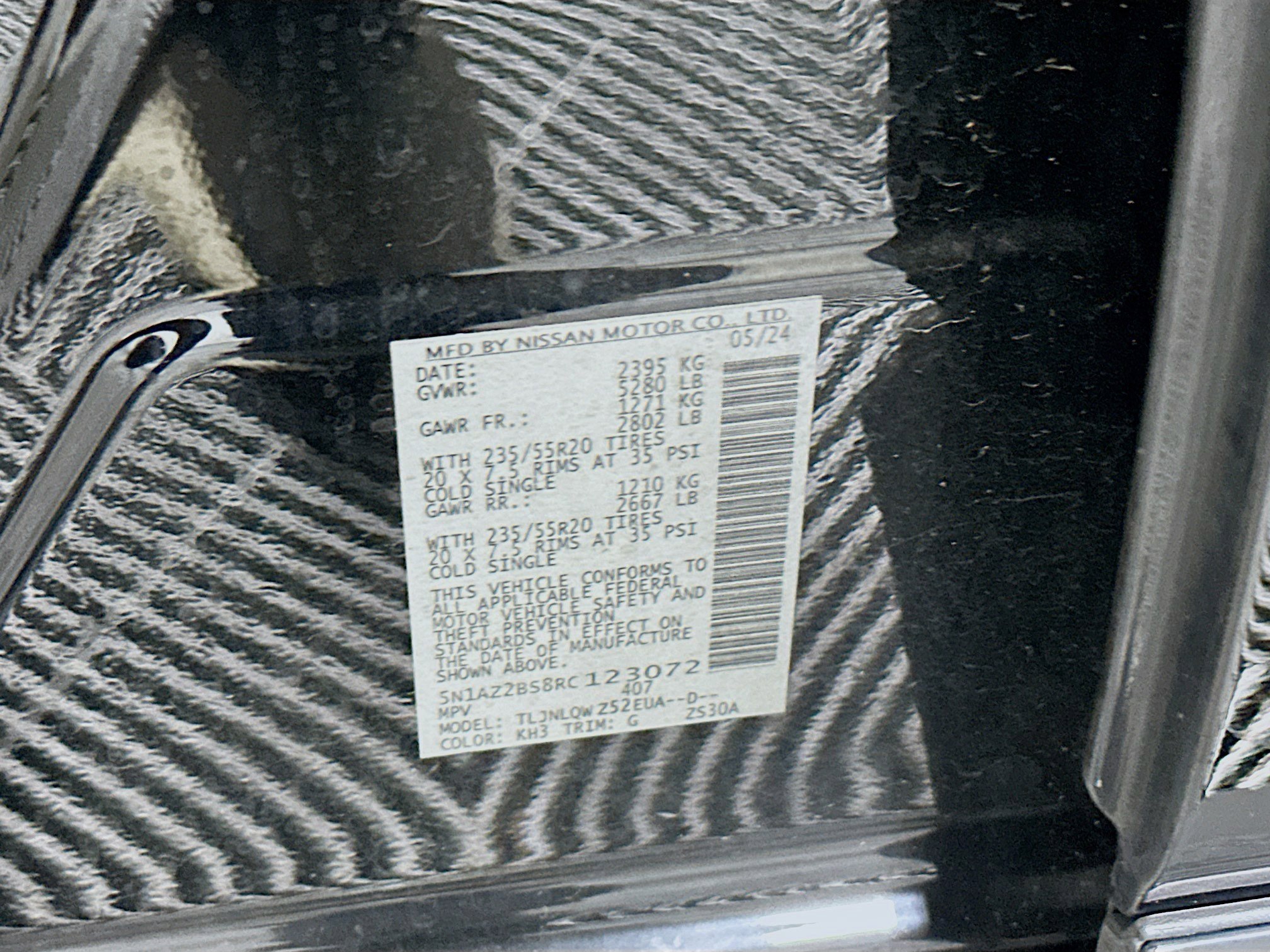 Used 2024 Nissan Murano SV w/ SV Midnight Edition Package image 12