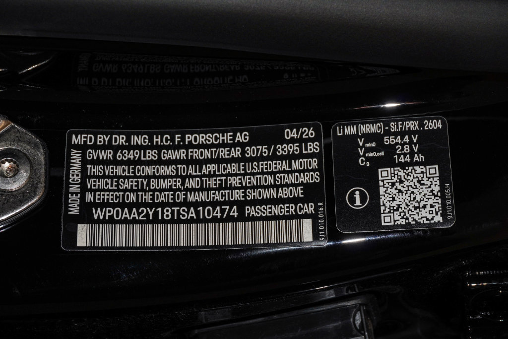 New 2026 Porsche Taycan AWD/4WD image 31