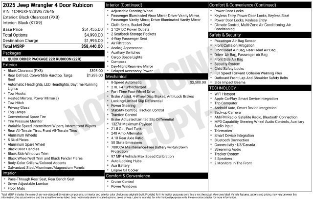 Used 2025 Jeep Wrangler Unlimited Rubicon AWD/4WD image 32
