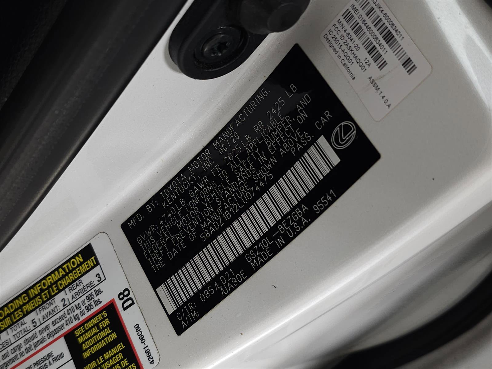 Used 2020 Lexus ES 350 w/ Premium Package image 31