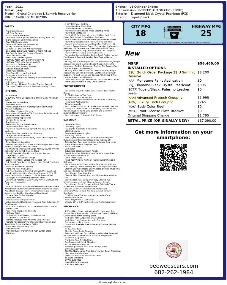 Used 2021 Jeep Grand Cherokee L Summit image 3