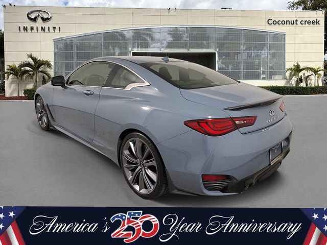 Used 2022 INFINITI Q60 Red Sport 400 w/ Carbon Fiber Package RWD image 3
