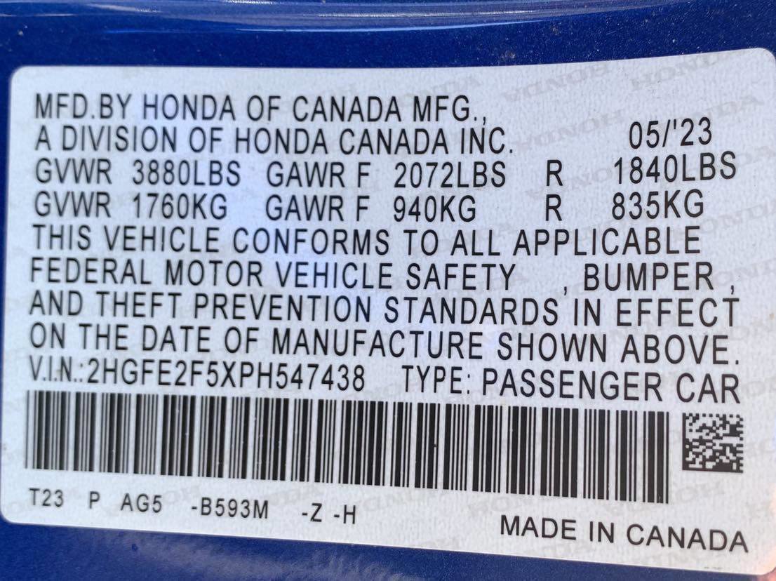 Used 2023 Honda Civic Sport image 45