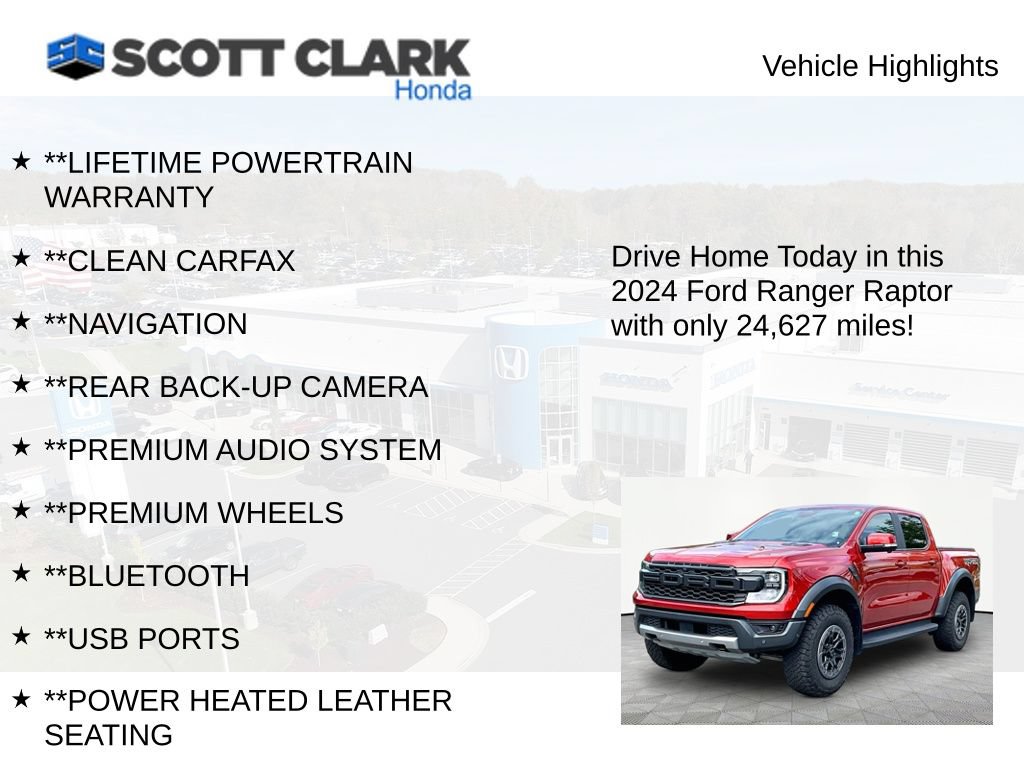 Used 2024 Ford Ranger Raptor AWD/4WD image 11