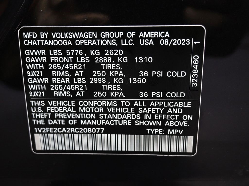 Used 2024 Volkswagen Atlas Cross Sport SEL Premium R-Line image 44