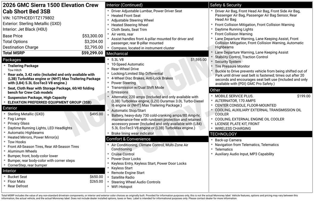 New 2026 GMC Sierra 1500 Elevation image 22