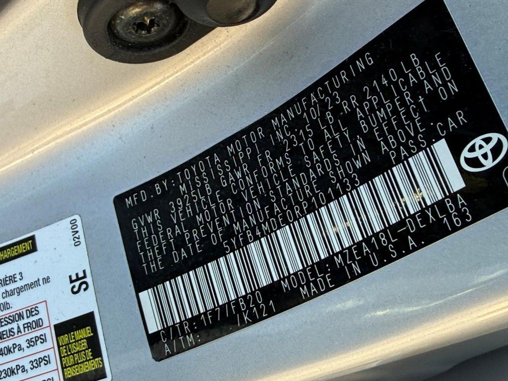 Certified 2024 Toyota Corolla LE FWD image 23