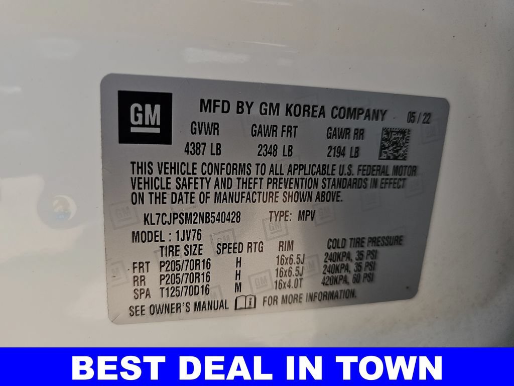 Used 2022 Chevrolet Trax LT w/ Driver Confidence Package AWD/4WD image 41