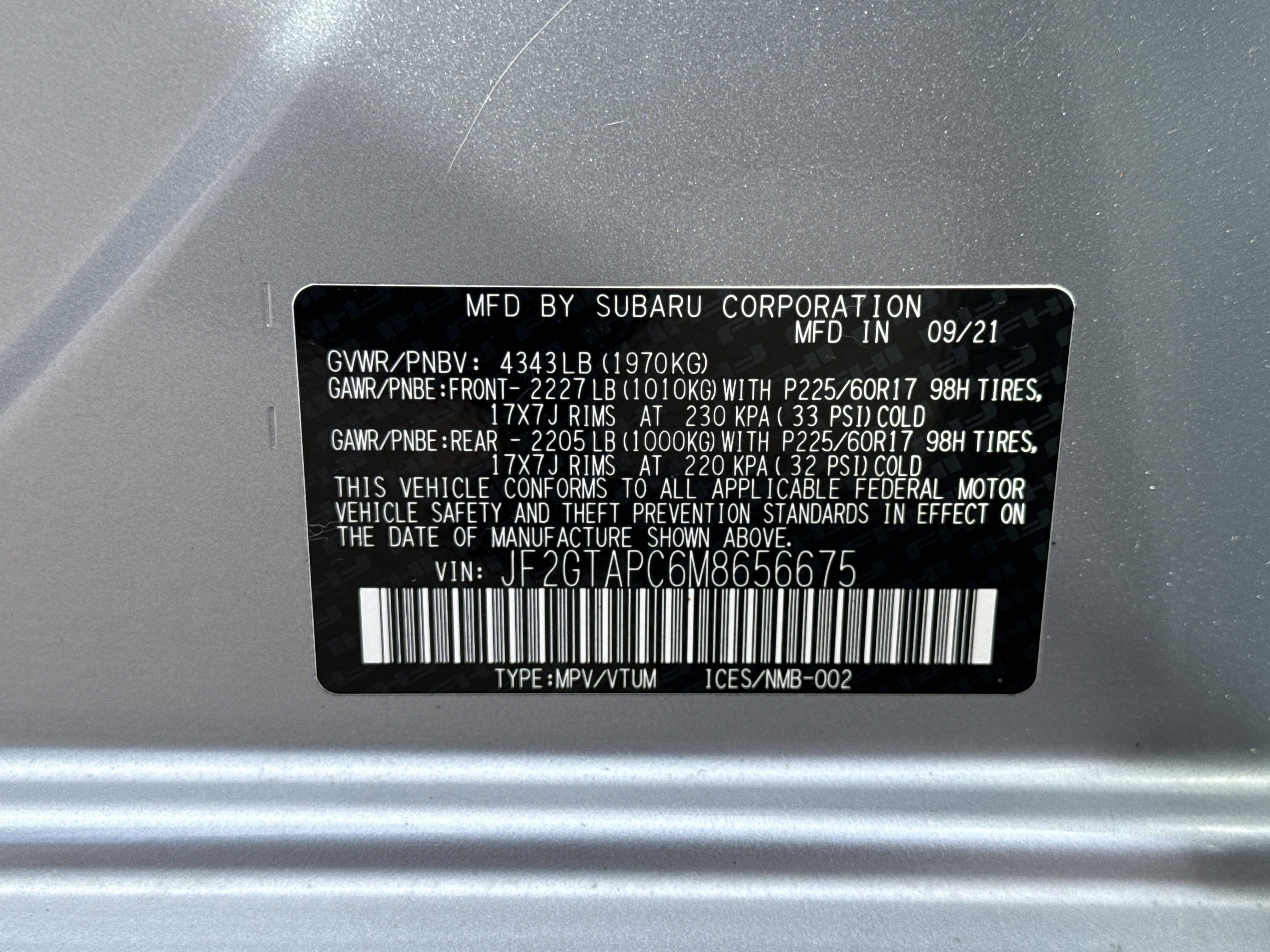 Used 2021 Subaru Crosstrek 2.0i Premium image 18