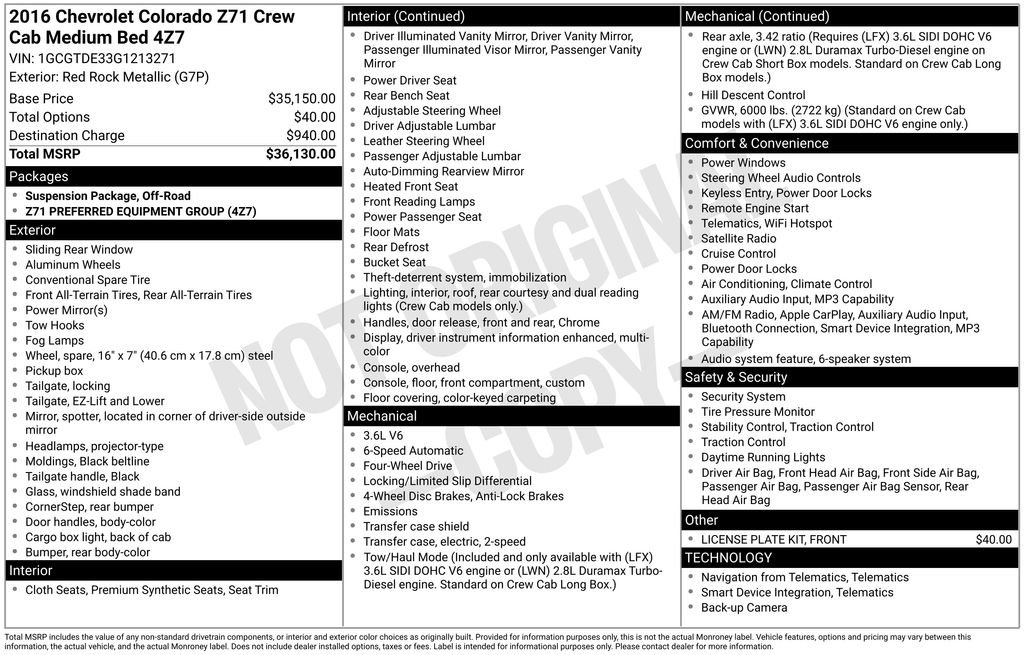 Used 2016 Chevrolet Colorado Z71 image 23