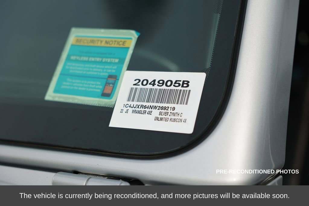 Used 2022 Jeep Wrangler Unlimited Rubicon 4xe w/ Steel Bumper Group image 45