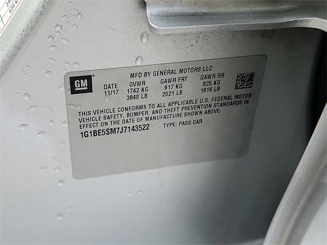 Used 2018 Chevrolet Cruze LT w/ Convenience Package image 26