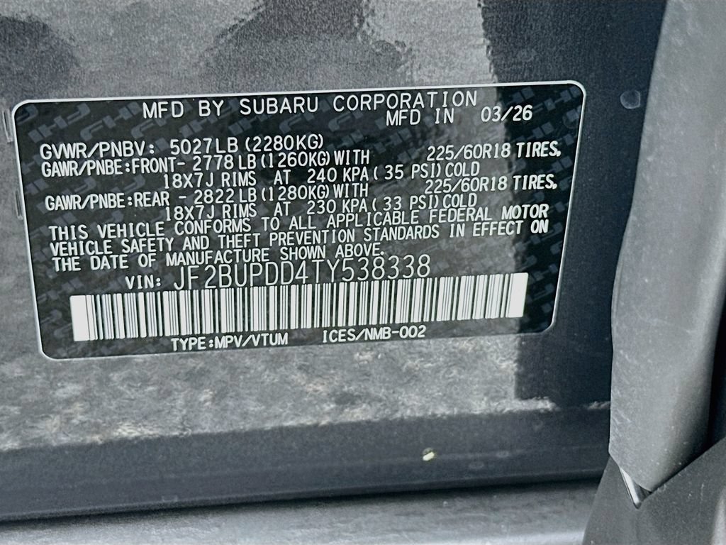 New 2026 Subaru Outback Limited AWD/4WD image 31