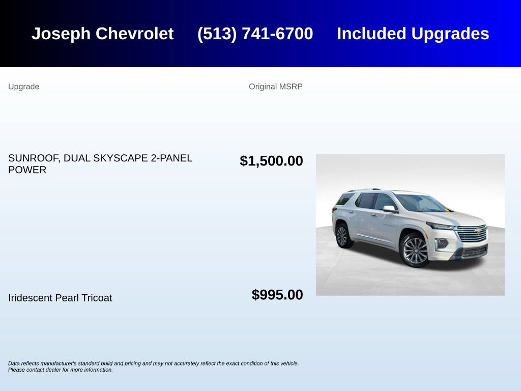 Used 2023 Chevrolet Traverse Premier FWD image 5