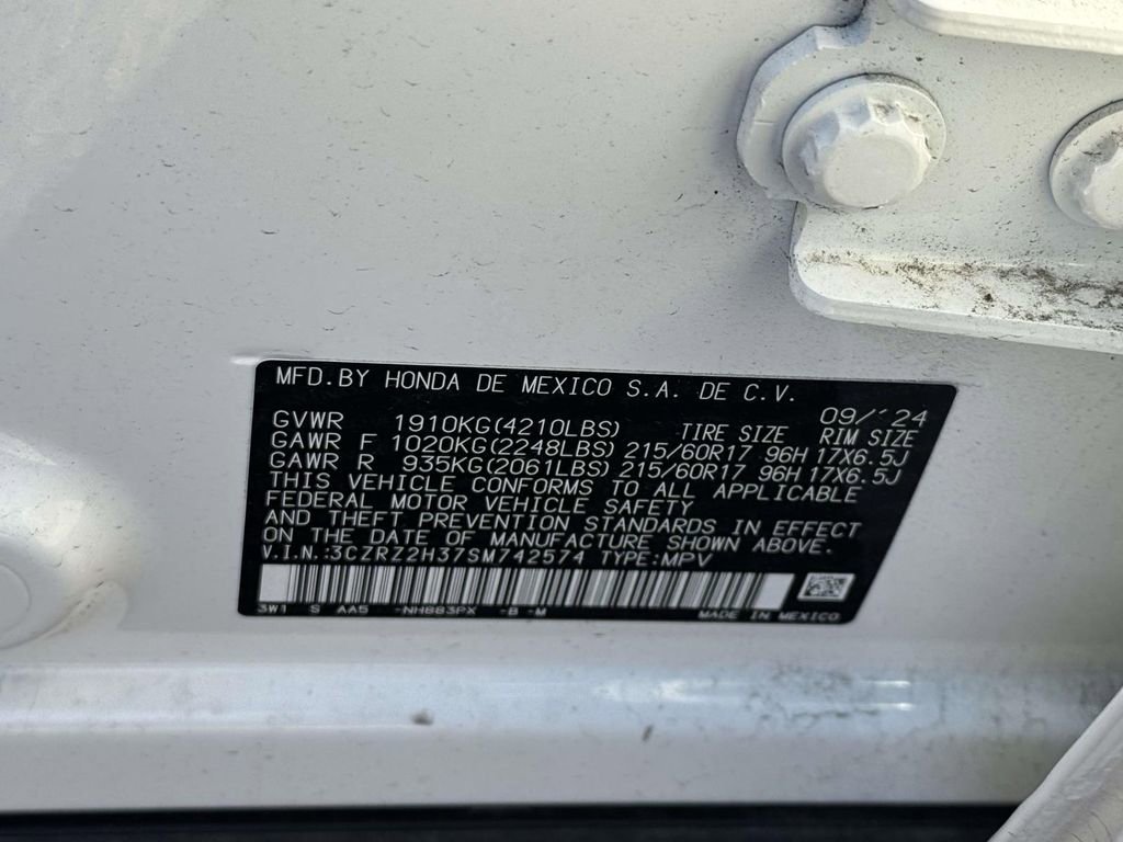 Used 2025 Honda HR-V LX image 15