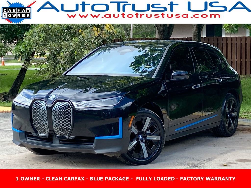 Used 2023 BMW iX xDrive50 w/ BMW I Signature Blue Package