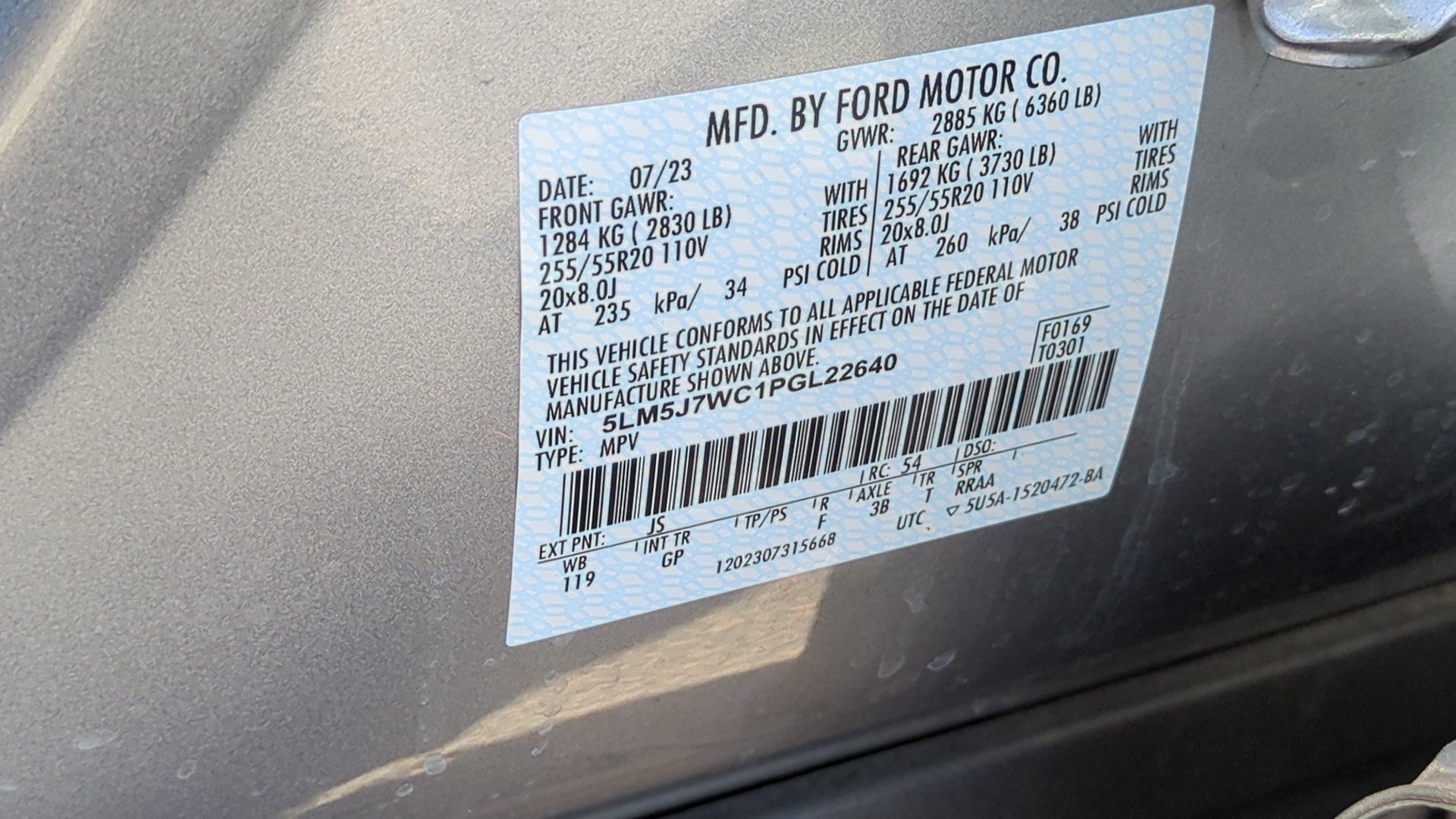Used 2023 Lincoln Aviator Reserve w/ Equipment Group 201A RWD image 36