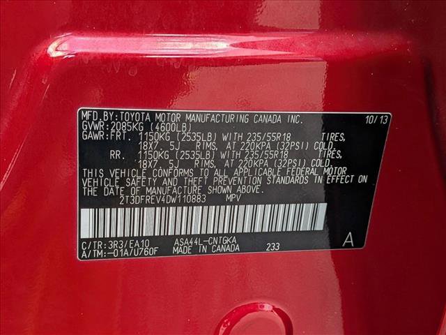 Used 2013 Toyota RAV4 Limited image 25