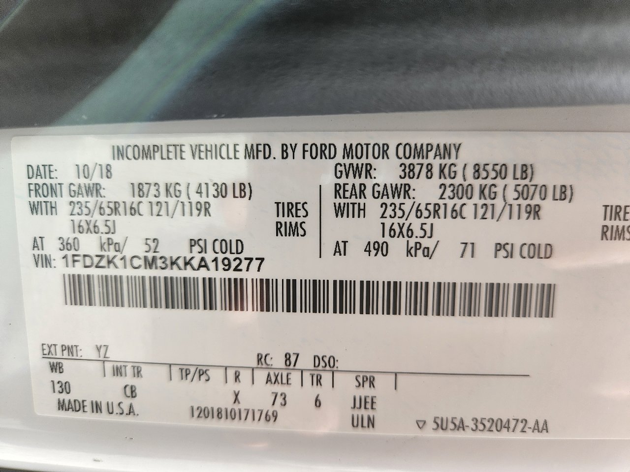 Used 2019 Ford Transit 150 XLT image 59