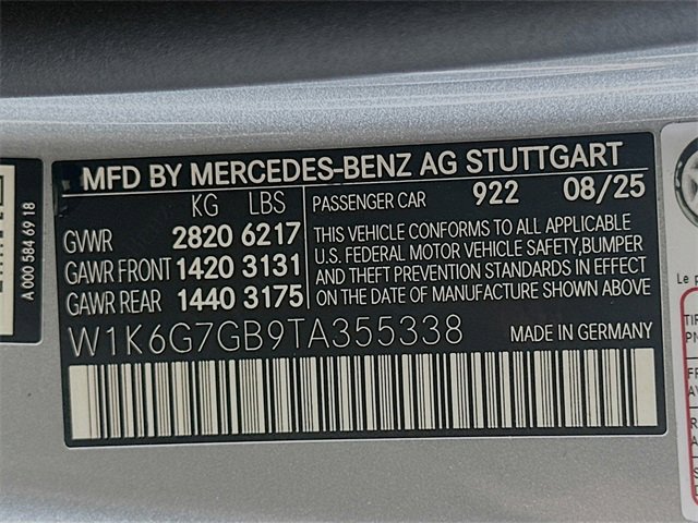 New 2026 Mercedes-Benz S 580 4MATIC Sedan image 32