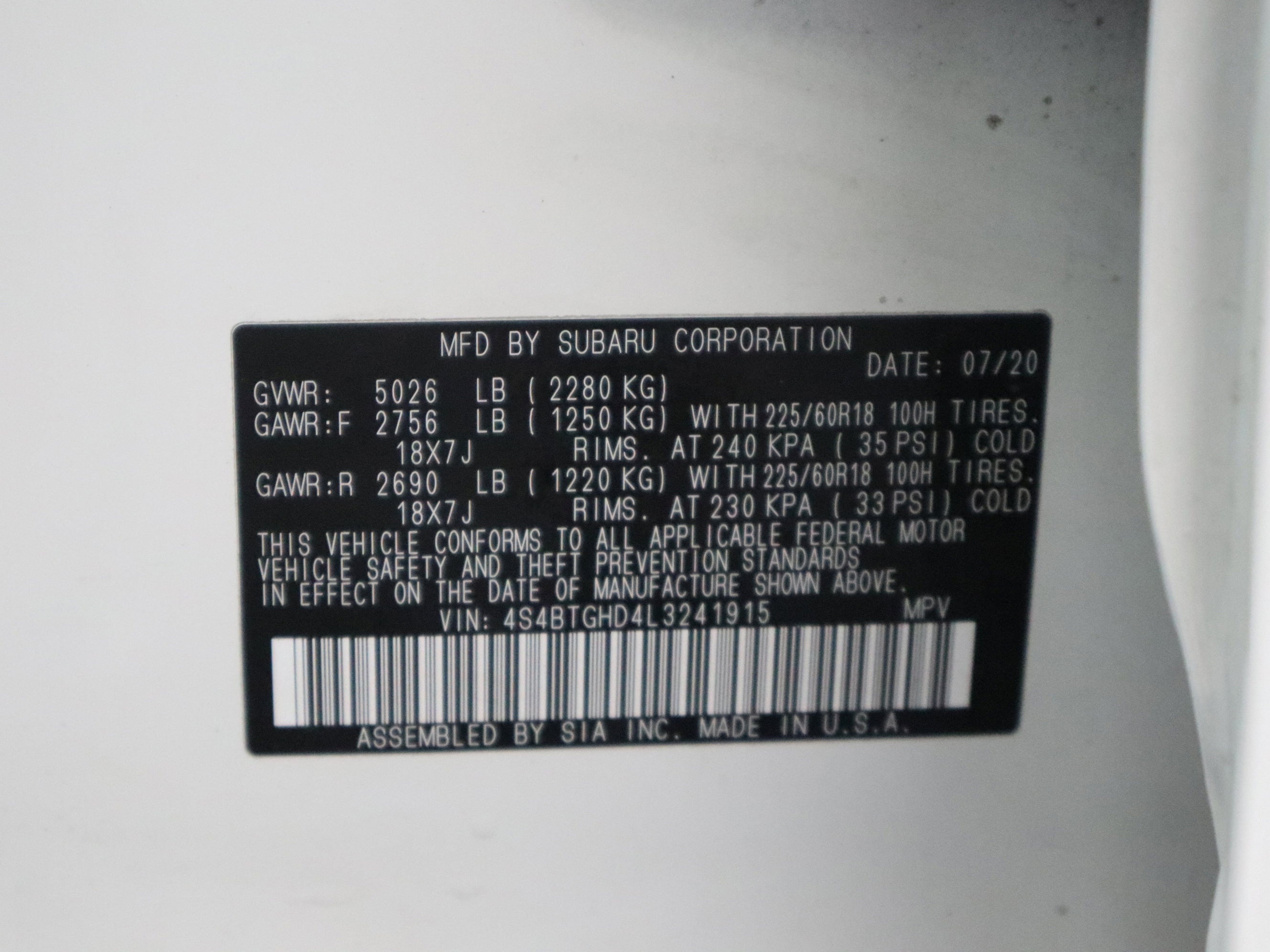 Used 2020 Subaru Outback Onyx Edition XT image 34