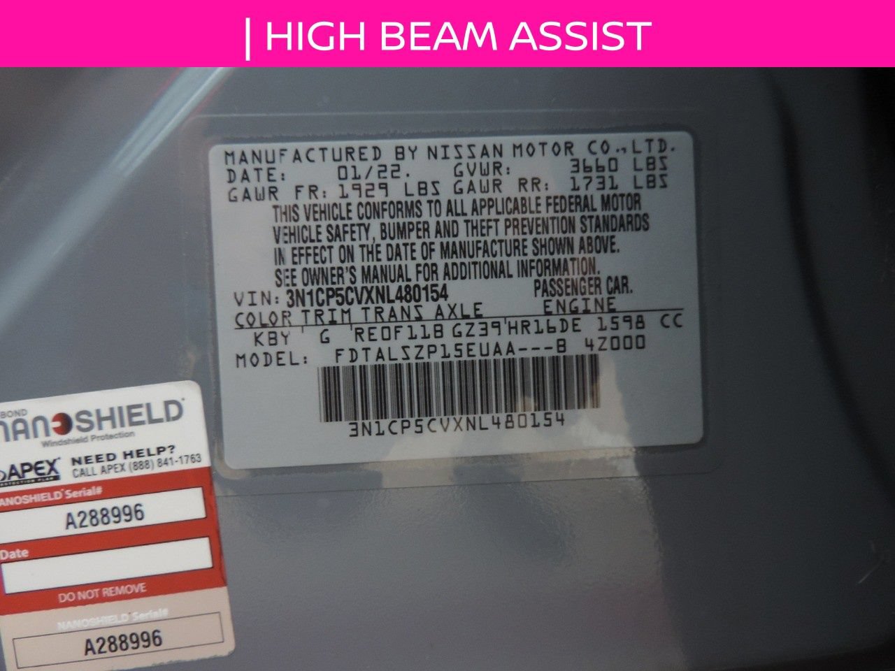 Used 2022 Nissan Kicks SV FWD image 17