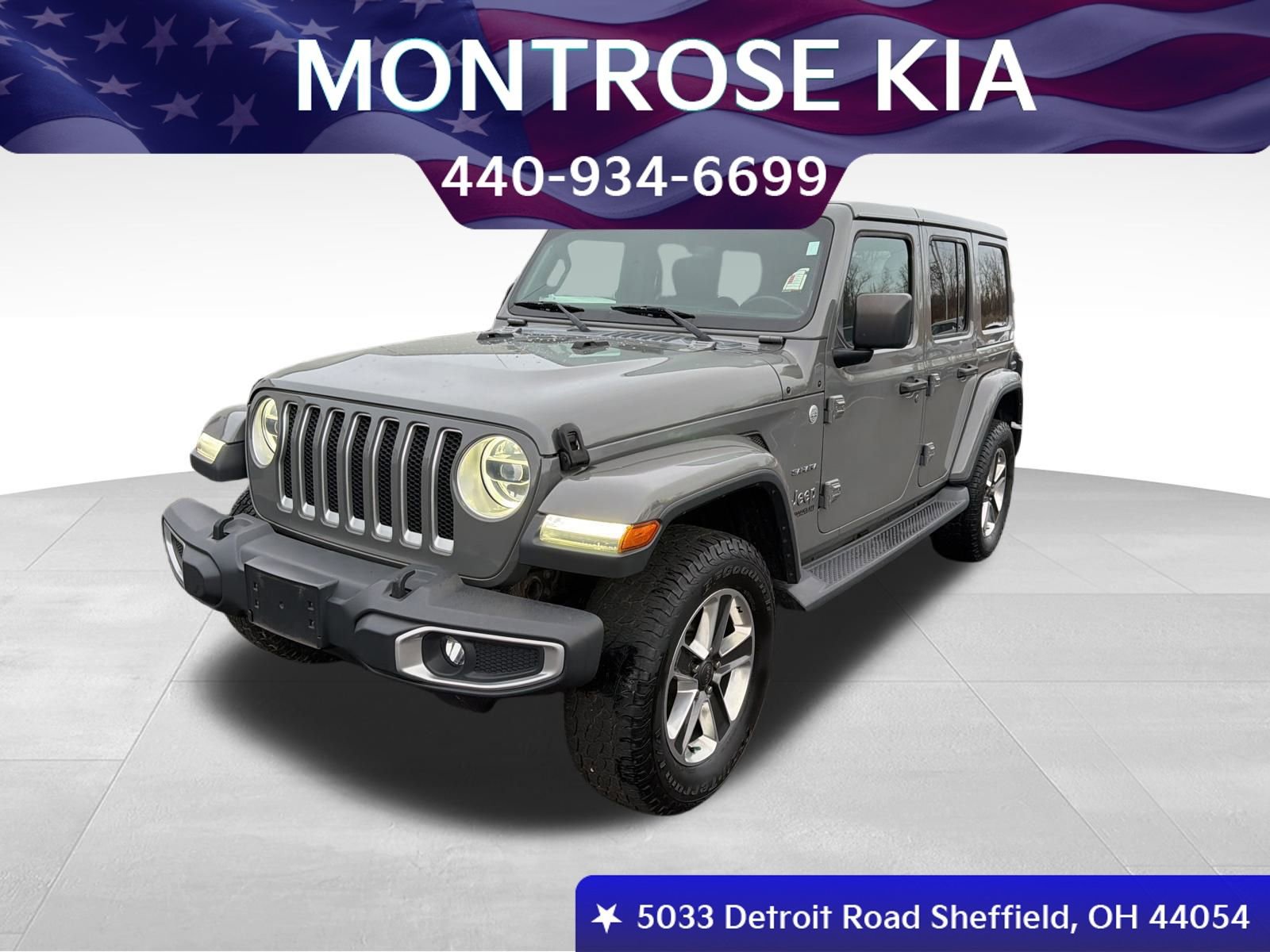 Used 2018 Jeep Wrangler Unlimited Sahara image 1