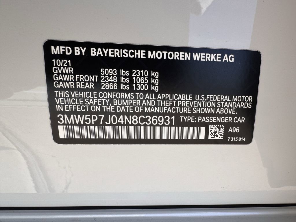 Used 2022 BMW 330e w/ Convenience Package RWD image 31