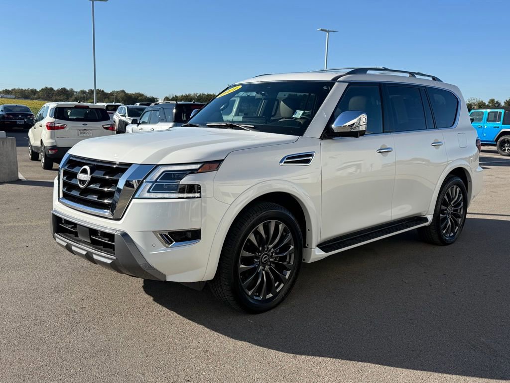 Used 2024 Nissan Armada Platinum w/ Captain's Chairs Package image 44