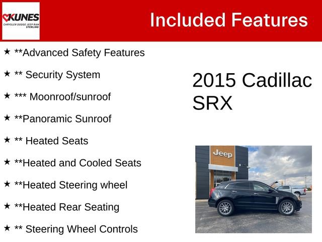 Used 2015 Cadillac SRX Premium w/ Trailering Package image 4