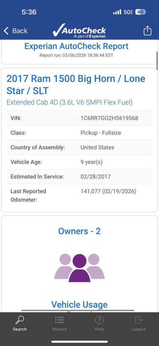 Used 2017 RAM 1500 Classic SLT AWD/4WD image 26