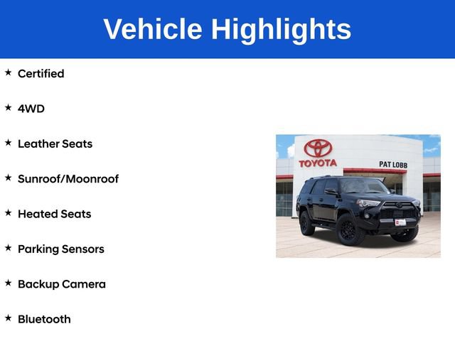 Certified 2023 Toyota 4Runner SR5 Premium w/ Moonroof Package AWD/4WD image 5