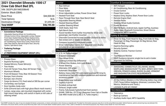 Used 2021 Chevrolet Silverado 1500 LT image 4