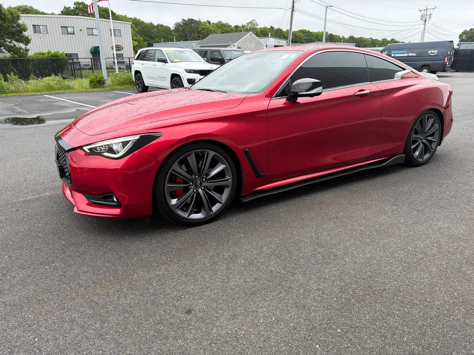 Used 2022 INFINITI Q60 Red Sport 400 w/ Cargo Package AWD/4WD image 4