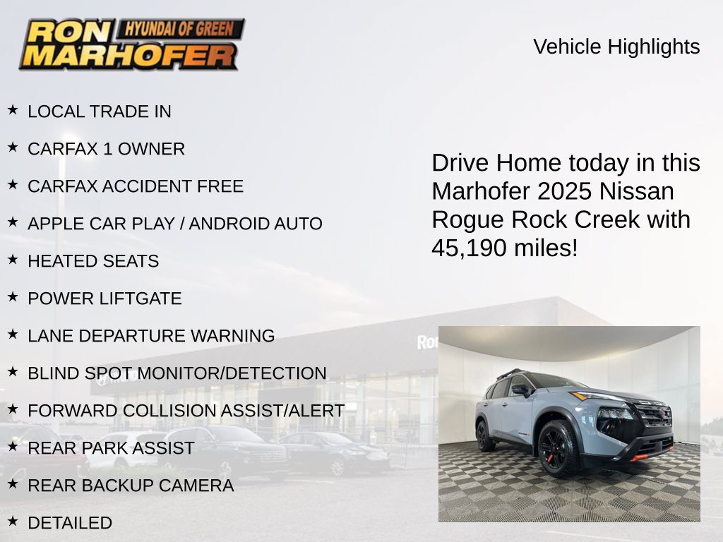 Used 2025 Nissan Rogue SV w/ Rock Creek Premium Package AWD/4WD image 15