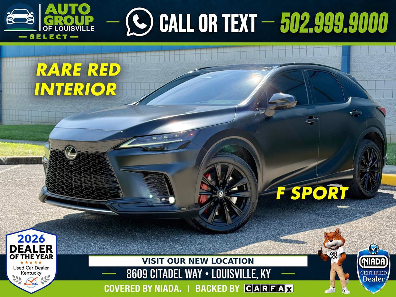 Used 2023 Lexus RX 500h F Sport w/ Accessory Package (Z1) AWD/4WD image 1