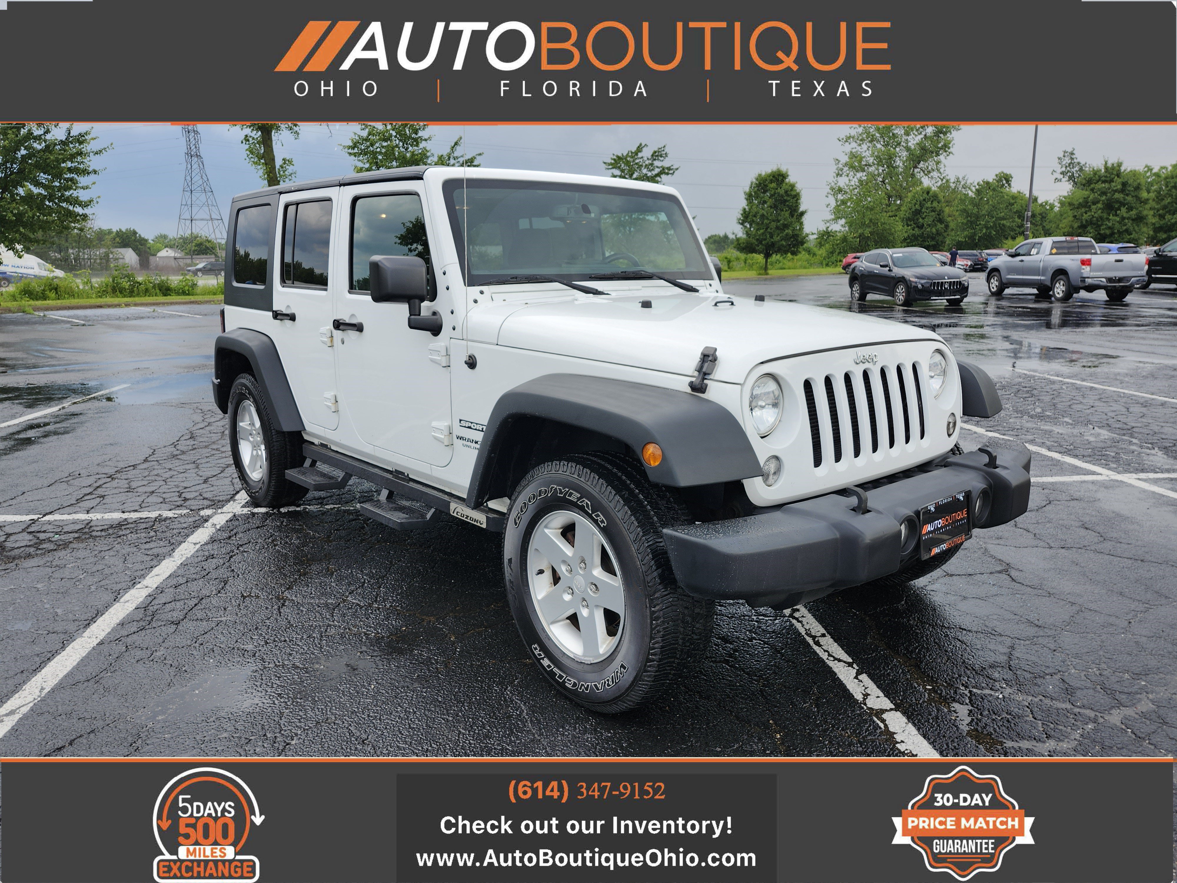 Used 2016 Jeep Wrangler Unlimited Sport w/ Quick Order Package 24S