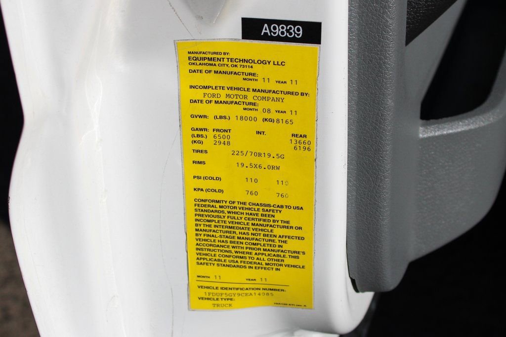Used 2012 Ford F550 2WD Regular Cab Super Duty w/ PWR Equipment Group image 44
