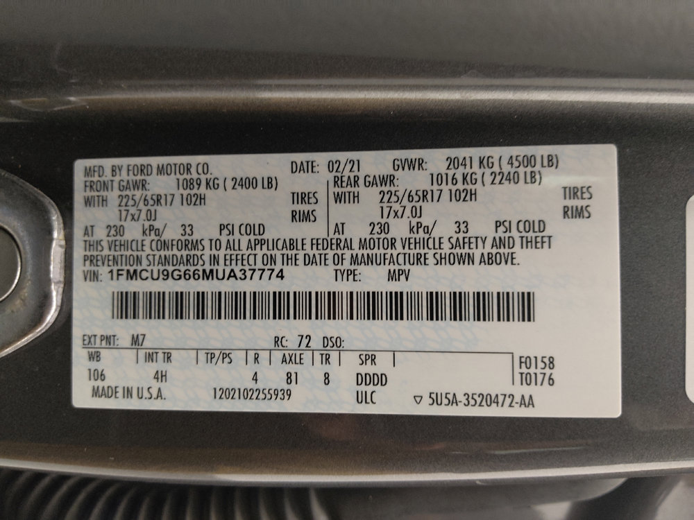 Used 2021 Ford Escape SE image 33