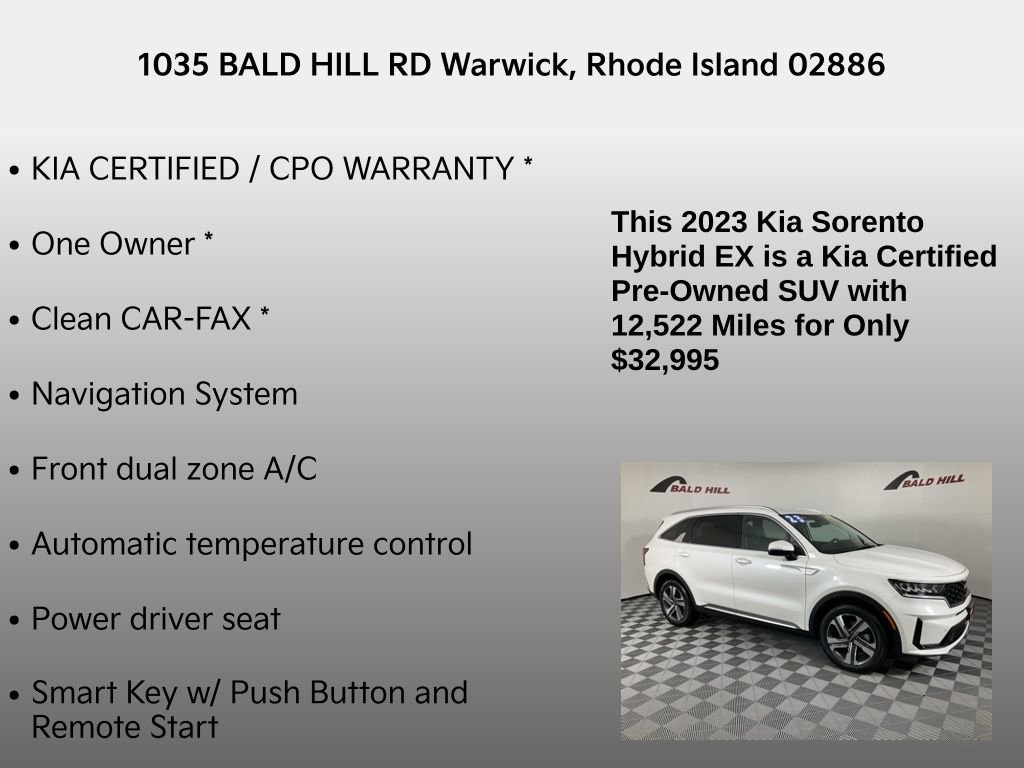 Certified 2023 Kia Sorento EX image 7