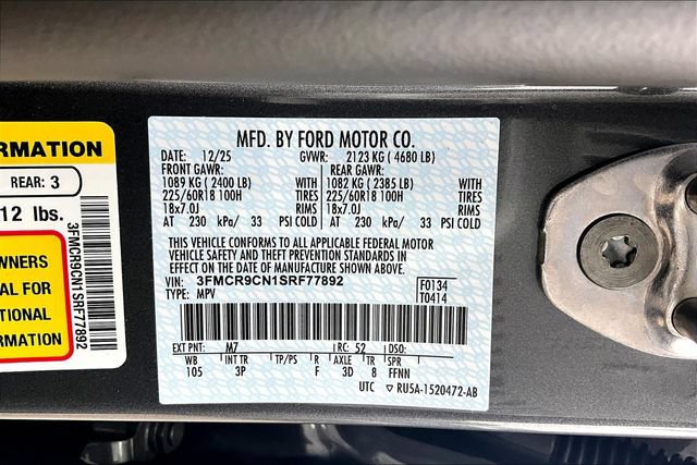 New 2025 Ford Bronco Sport Outer Banks w/ Outer Banks Tech Package+ AWD/4WD image 13