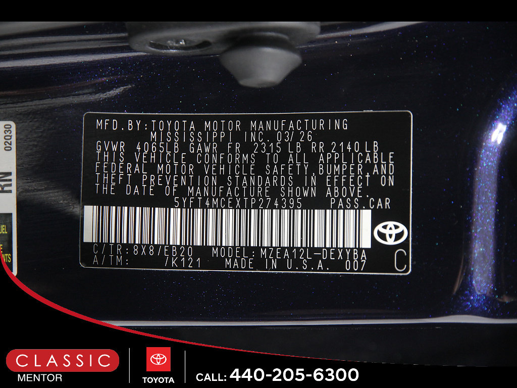 Certified 2026 Toyota Corolla XSE FWD image 22