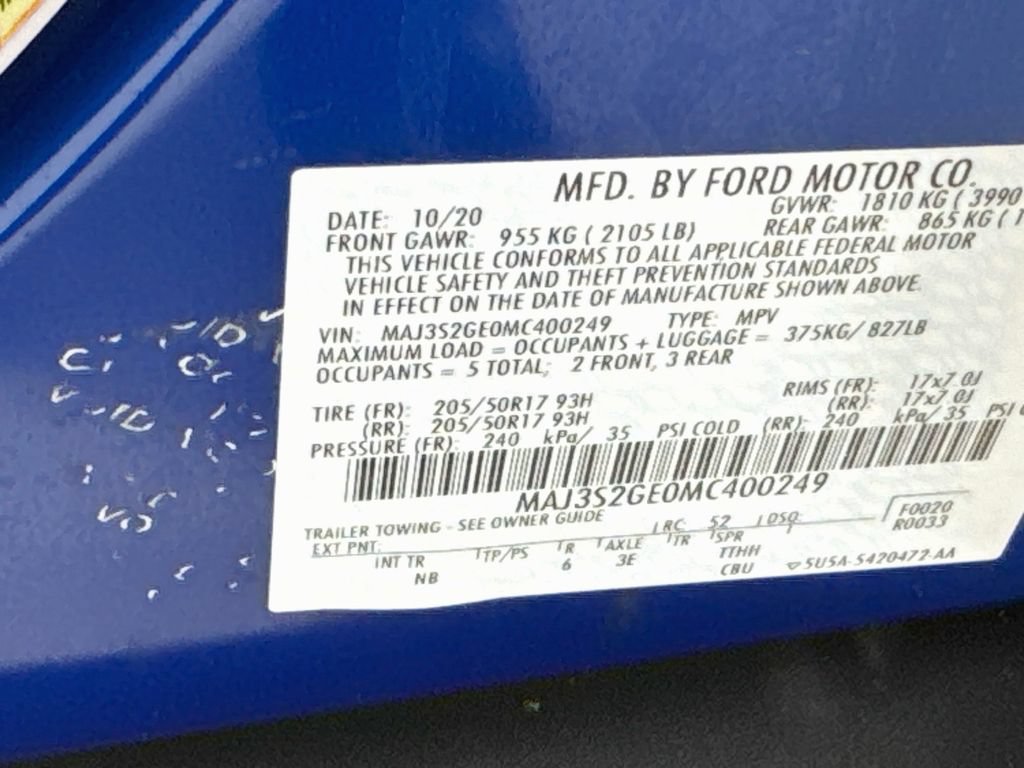 Used 2021 Ford EcoSport SE w/ SE Convenience Package FWD image 41