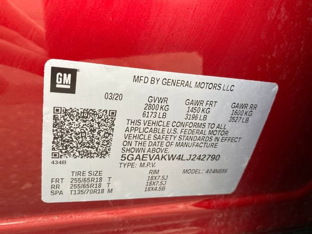 Certified 2020 Buick Enclave Essence AWD/4WD image 26