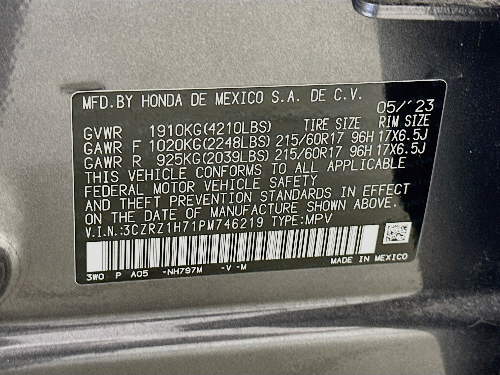 Used 2023 Honda HR-V EX-L image 31