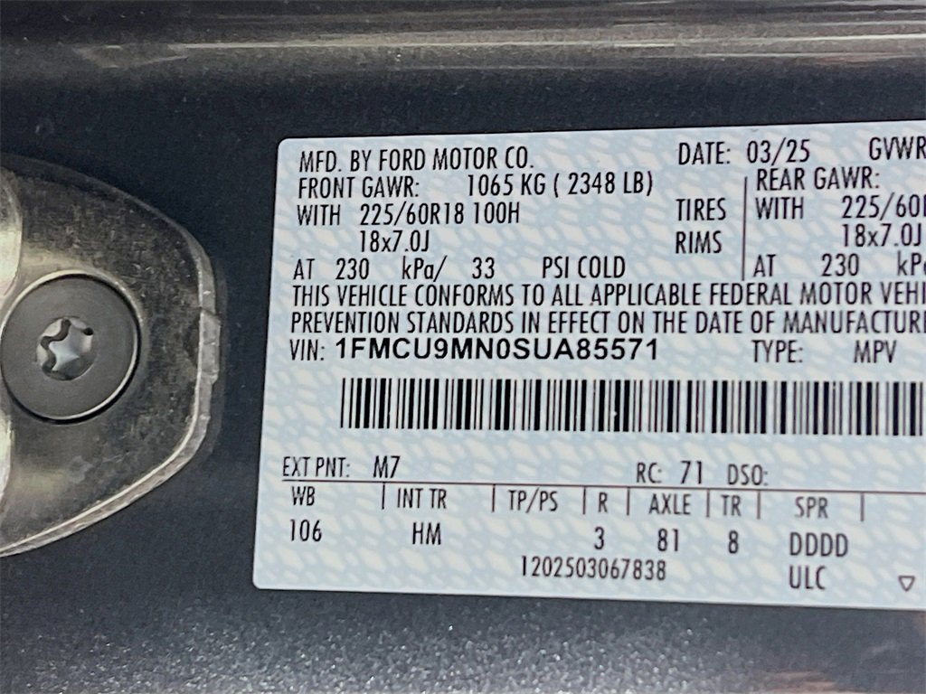 Used 2025 Ford Escape ST-Line image 29